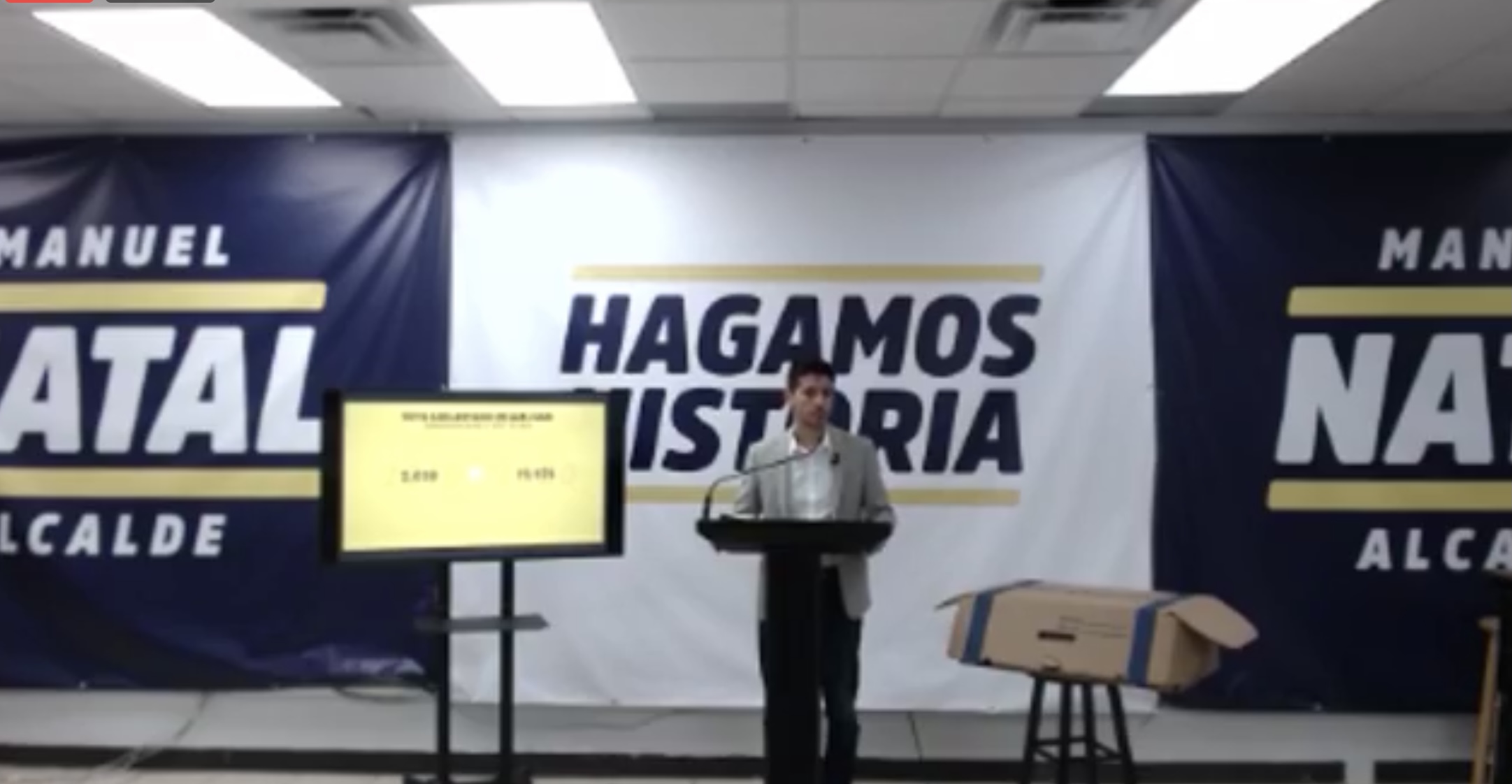 El coordinador general del Movimiento Victoria Ciudadana Manuel Natal Alvelo.